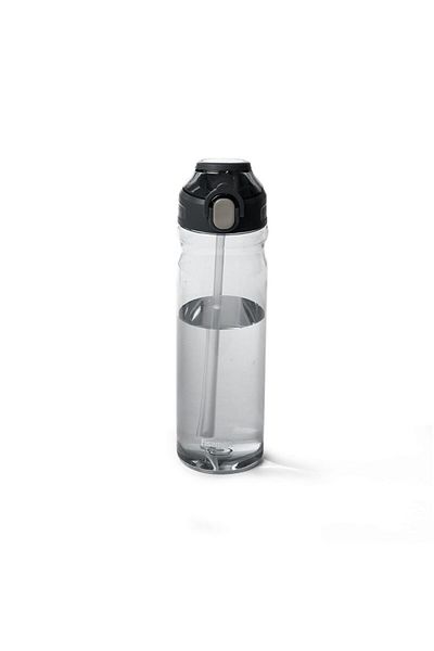Fissman Water Bottle Plastic 750ml For Kids BPA Free Non-Toxic Black