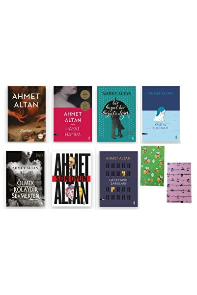 Alfa Yayınları Ahmet Altan SET - 7 Kitap - 2 Adet Not Defteri HEDİYE