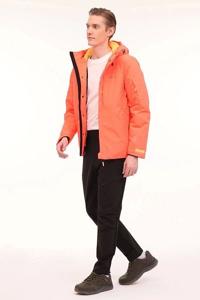 lumberjack 9Yxf-Fw24001M Men's Coat - Neon Coral