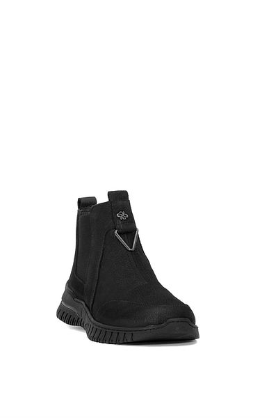 Ayakkabı Fuarı Elite Btnat1453N - Black Genuine Leather Women's Chelsea Boots