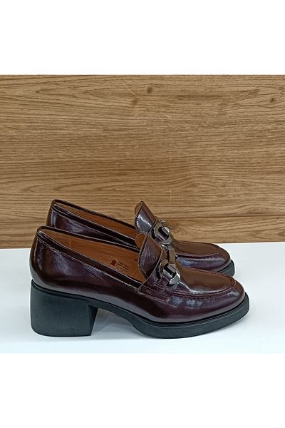 Greyder 59111 Claret Red Mocasini din piele naturala Pantofi casual dama