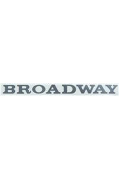 Genel Markalar Arka Yazı Broadway Koyu Gri R9 93 Md Öncesi