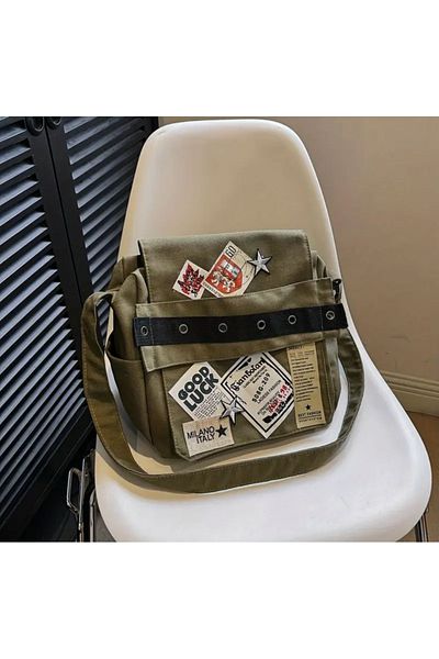 Aesthia Τσάντα ώμου Y2k Patch Visual Crossbody