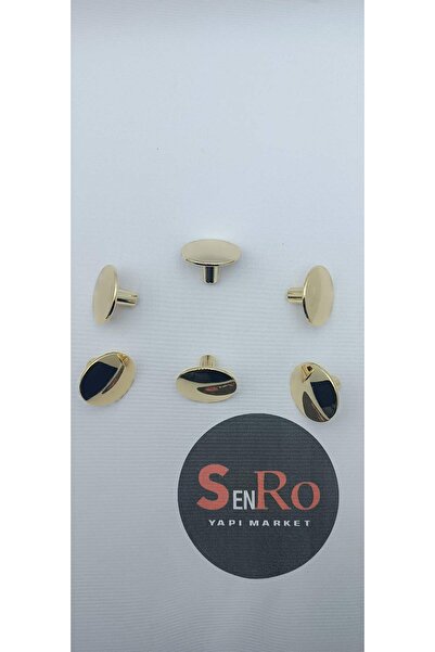 senRo yapı Market Altın Sarı Tek Delikli Düğme Kulp mobilya vestiyer çekmece ...