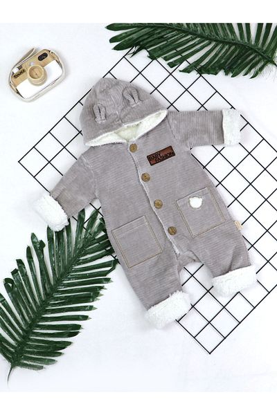 Nehad Bebe Welsoft Hooded Jumpsuit for Baby Boy