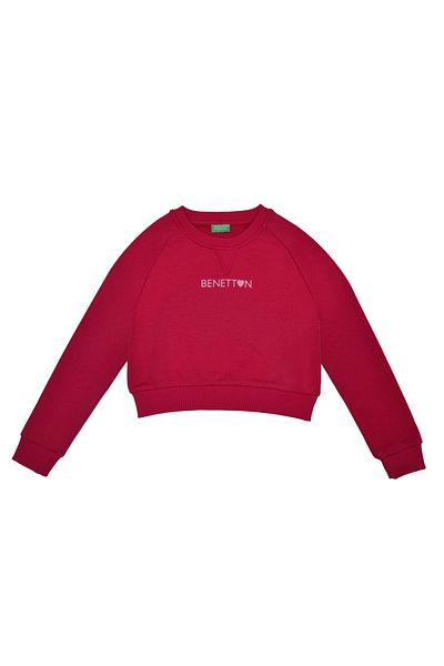 Benetton Red Girl's Sweatshirt