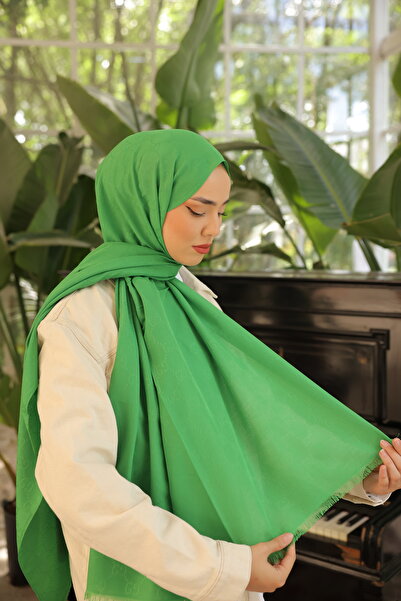 QASSA SHAL Green g Pattern Shawl