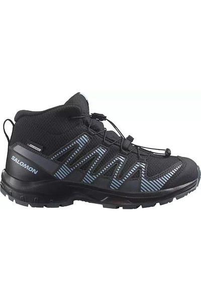 Salomon Xa Pro V8 Mid Waterproof Pantofi pentru copii - Negru