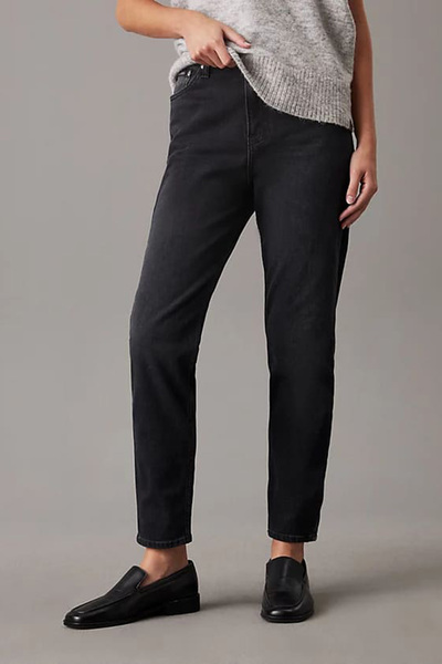 Calvin Klein Kadın CK Mom Jean Pantolon - Siyah