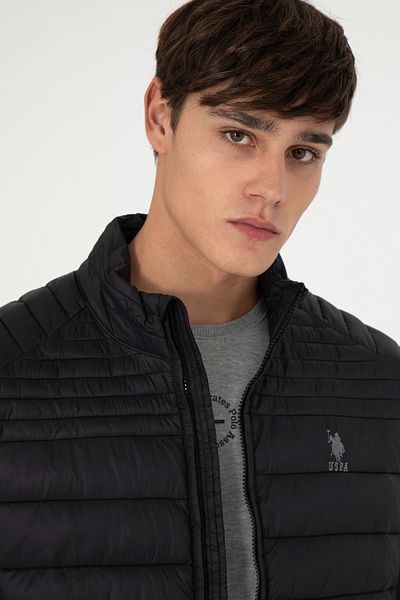 U.S. Polo Assn. معطف أسود للرجال 50292902 -VR046