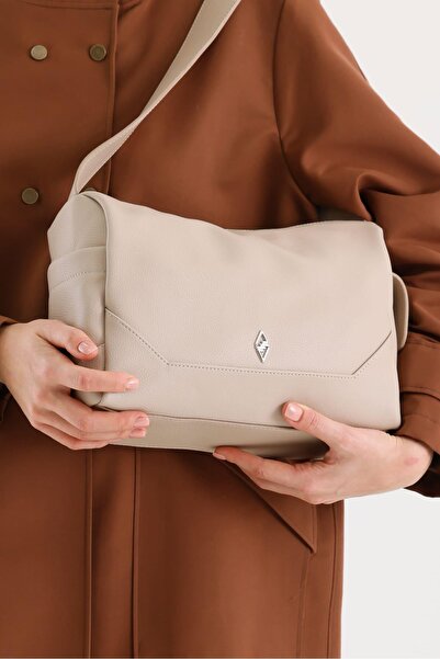 Aron Atelier Laura Mink Soft Flotr Leather Women's Shoulder Bag