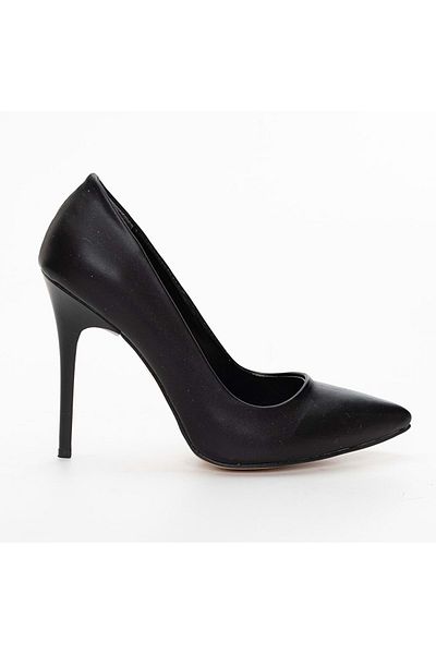 KOCAMANLAR Pantofi stiletto cu toc subțire pentru femei asiatice, piele neagră