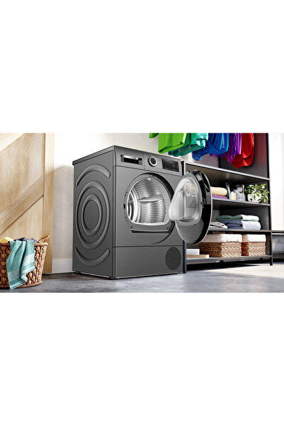 Bosch WQG2420RTR 9 Kg Gri Serie 6 Kurutma Makinesi