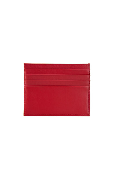 Desa Lonnen Red Women's Leather Card Holder