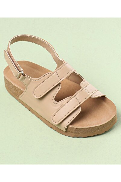Pine kids Sandals With Velcro Closure -  Cream