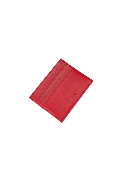 Desa Lonnen Red Women's Leather Card Holder