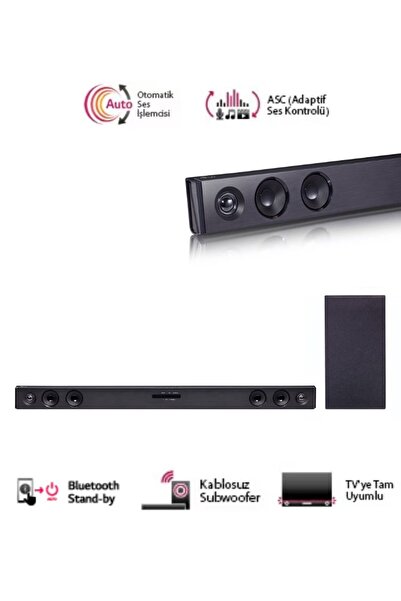 LG Kablosuz üstün bas 2.1 Kanal 300w Soundbar Ses Sistemi , Optik USB -Blueto...