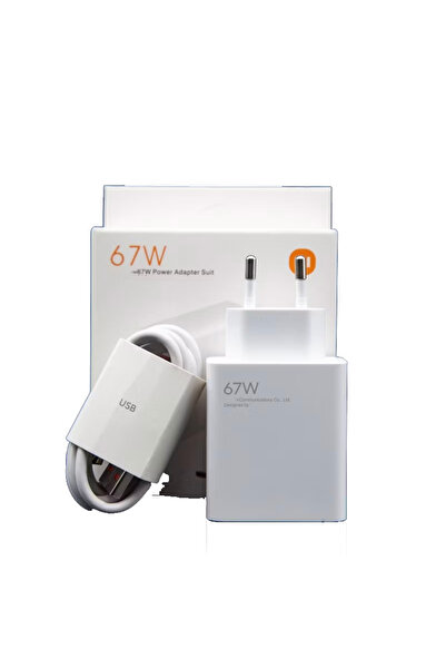 instatech 67W PD 3.nesil PD USB + USB Typ-C Çok Çıkışlı Süper Hızlı Şarj Aleti Adaptörü