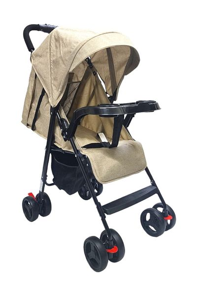 BabyCara Lightweight Stroller with Adjustable Seat Phone Base and Convenient Storage Basket
