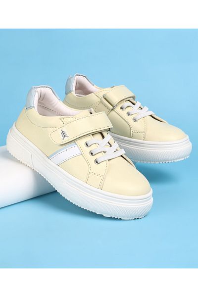 Pine kids Velcro Closure Casual Shoes - Yellow
