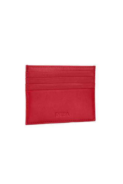Desa Lonnen Red Women's Leather Card Holder