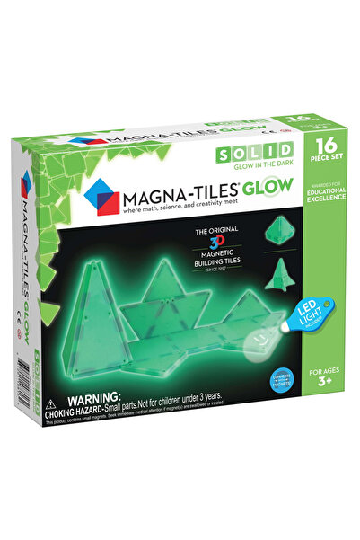 Magna Tiles MAGNA-TILES Glow, set magnetic fosforescent, 3-9 ani