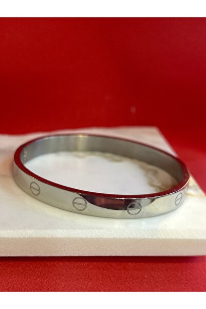 Çelik 316L Silver Color Very Stylish Steel Bracelet