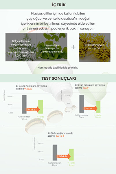Missha Yağlanma ve Akneye Eğilimli Ciltler İçin Nemlendirici Esans A'PIEU The Pure Tea Tree Essence