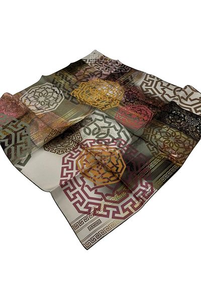 Armine Σειρά Νόστος - 100% Twill Σατέν Σκ scarf 8245D 06