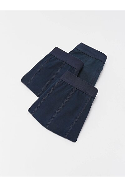 LC Waikiki Синій стандартний фасон бавовняні еластичні чоловічі боксери, 3 шт.