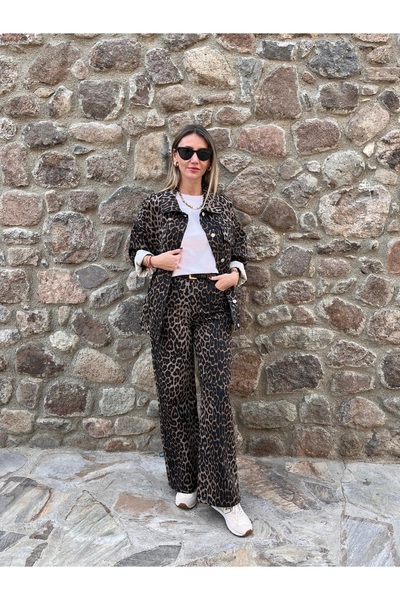 Flow Jean Leopar Palazzo Pantolon