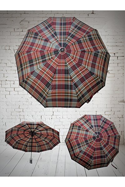 Rubenis Fiber Gövde Otomatik 10 Telli Rüzgara Dayanıklı  Şemsiye