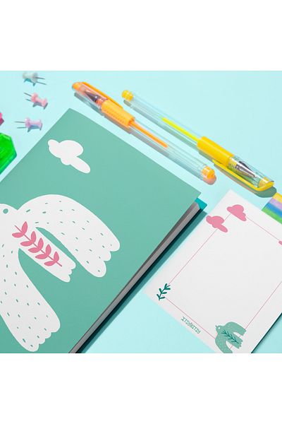 itsybitsy دفتر ملاحظات مقاس 15x21، ورنيش، 40 صفحة - سلسلة Bird of Life