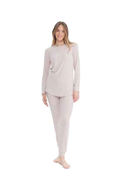 U.S. Polo Assn. LICENȚĂ POLO SUA ȚESătură moale țesătură cu mânecă lungă Costum de pijama pentru femei