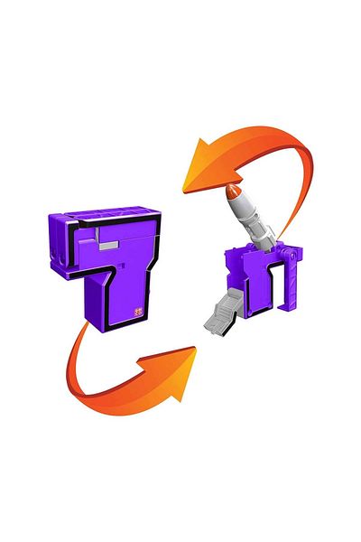 Doğan Oyuncak Dünyası Pocket Morphers 7 - Rocket Ramp and Robot Transforming Numbers, Number 7 Robot Transformers