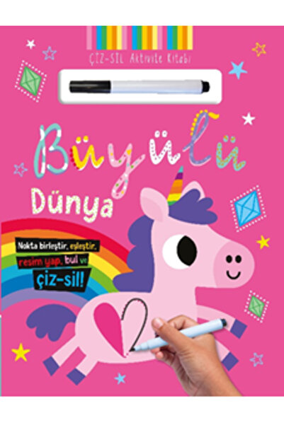 İndigo Çocuk Çiz – Sil Aktivite Kitabı Büyülü Dünya