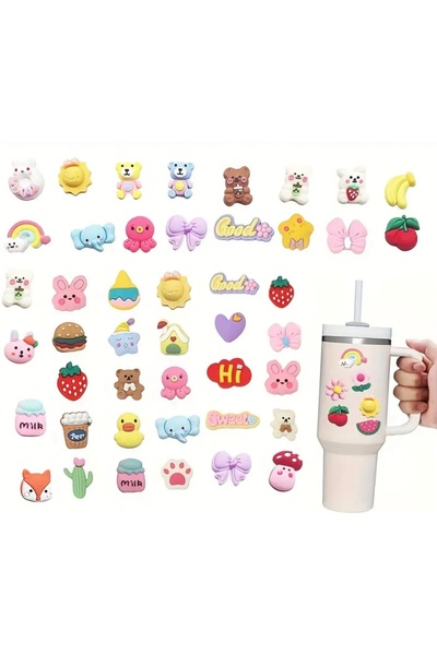 arredamento Termos Uyumlu 3D Sticker Figürlü 4 Adet