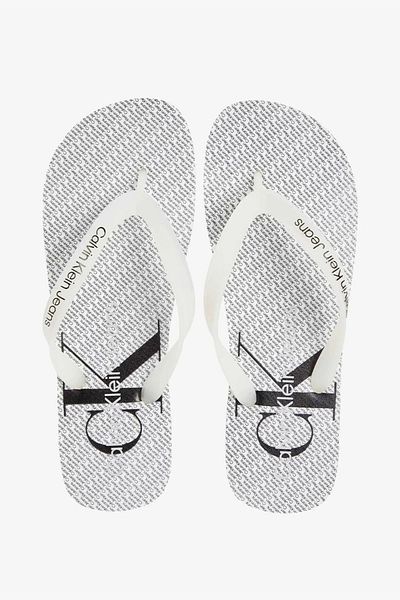 Calvin Klein Men's Flip Flops Black Slippers