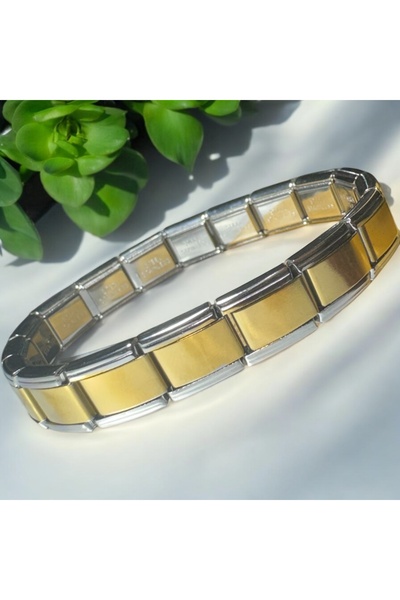 Home سوار من الفولاذ بتفاصيل فضية اللون من NOMINATION ITALIAN CHARM GOLD