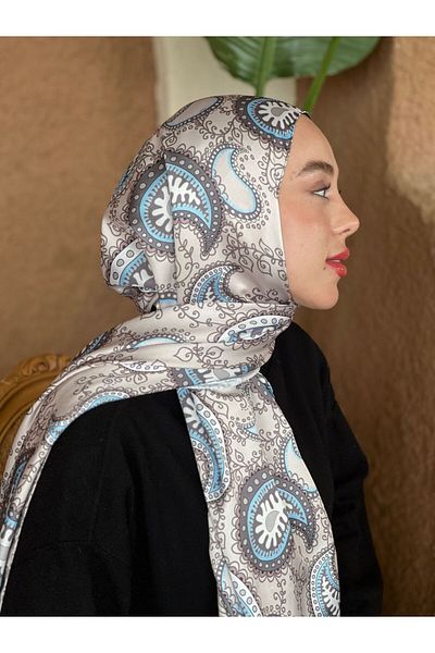 Modakaşmir Chintz Patterned Silky Shawl