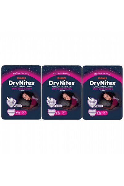 Huggies ملابس داخلية ليلية ماصة للفتيات من دراينيتس، 8-13 سنة، 30-48 كجم، 27 ...