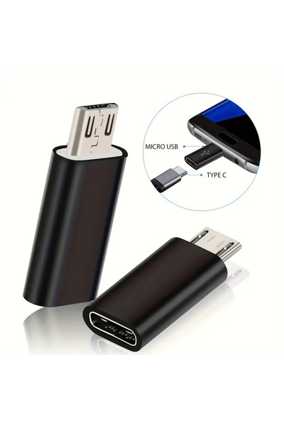 Umut Bilişim Teknolojileri Type-C Micro USB Çevirici Typec Micro USB Dönüştürücü Typec Dişi Micro USB Erkek Çevirici Type-c Diş