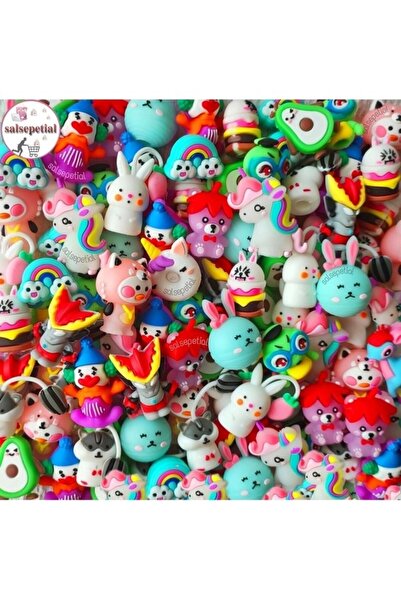 Köy Tohumları 100 Adet 1 Paket Mini Figür Plastik Çocuk Oyuncağı Yeni Trend M...