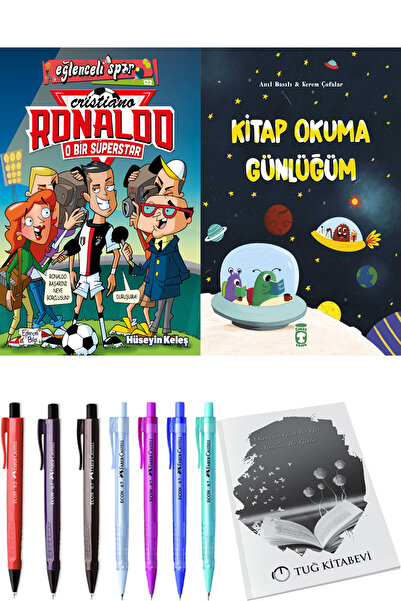 Timaş Çocuk Kitap Okuma Günlüğüm ve Cristiano Ronaldo O Bir Süperstar 2li Set