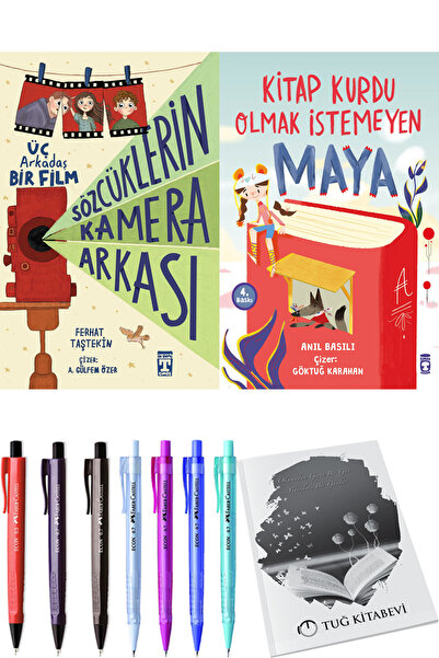 Timaş Yayınları Kitap Kurdu Olmak İstemeyen Maya ve Sözcüklerin Kamera Arkası...