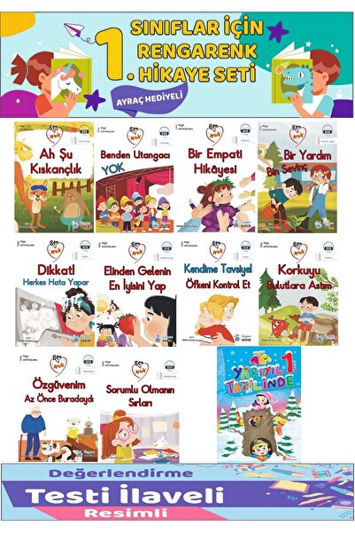 Üçgen Yayıncılık 1.Sınıf Ben Artık Hikaye Seti (Yarıyıl Tatil Kitabı Hediyeli)