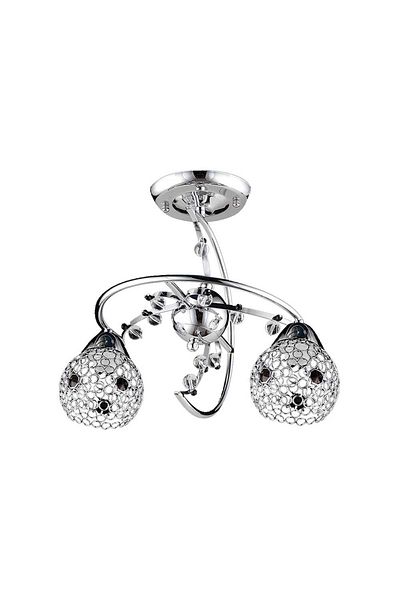 Homelux Candelabru Karmen 2 Brate, 2xe27, Max. 60w, metal, crom