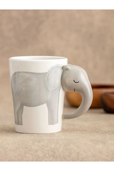 LC Waikiki Ceramic Mug with Figure Lcw Home - 13.5X9.5X9.6 cm
