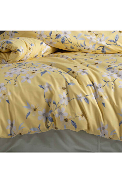 Homelux Bedding For 2 Persons At Home Yesim, 100% Cotton Ranforce, Yellow
