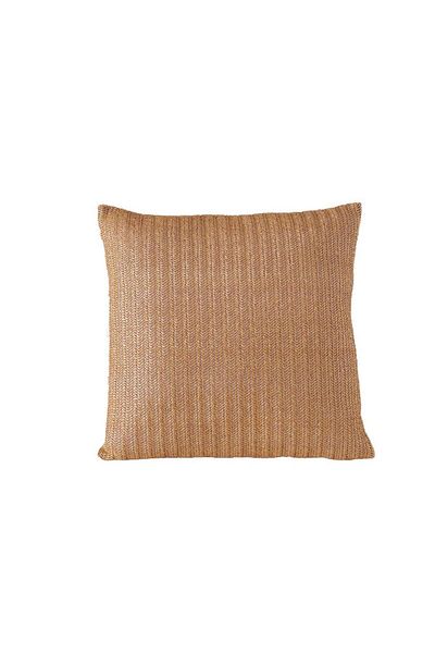 Homelux Perna decorativa Edith, 43x43 cm, fermoar, maro/alb